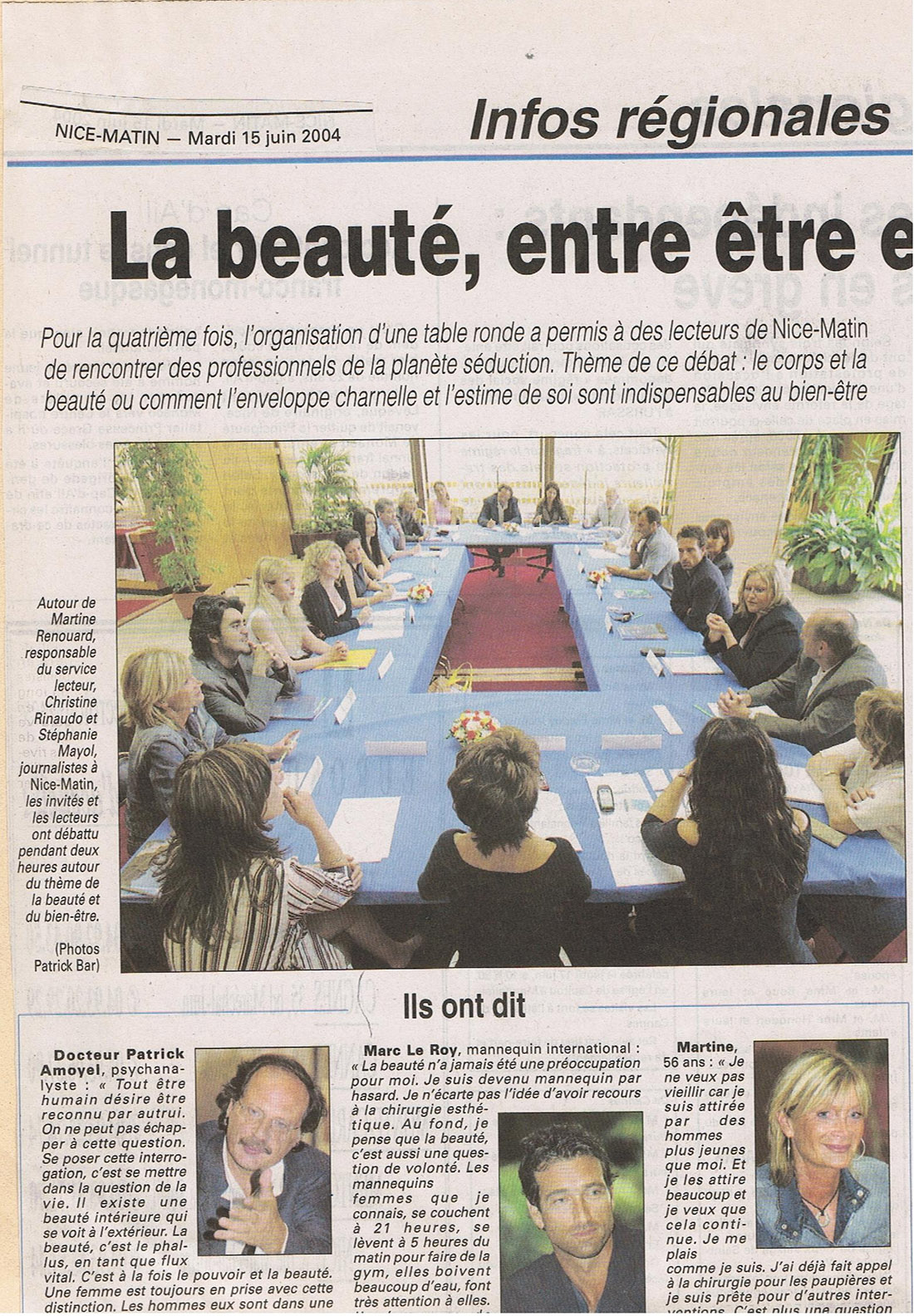 Nice-Matin - La beauté, entre être et paraître