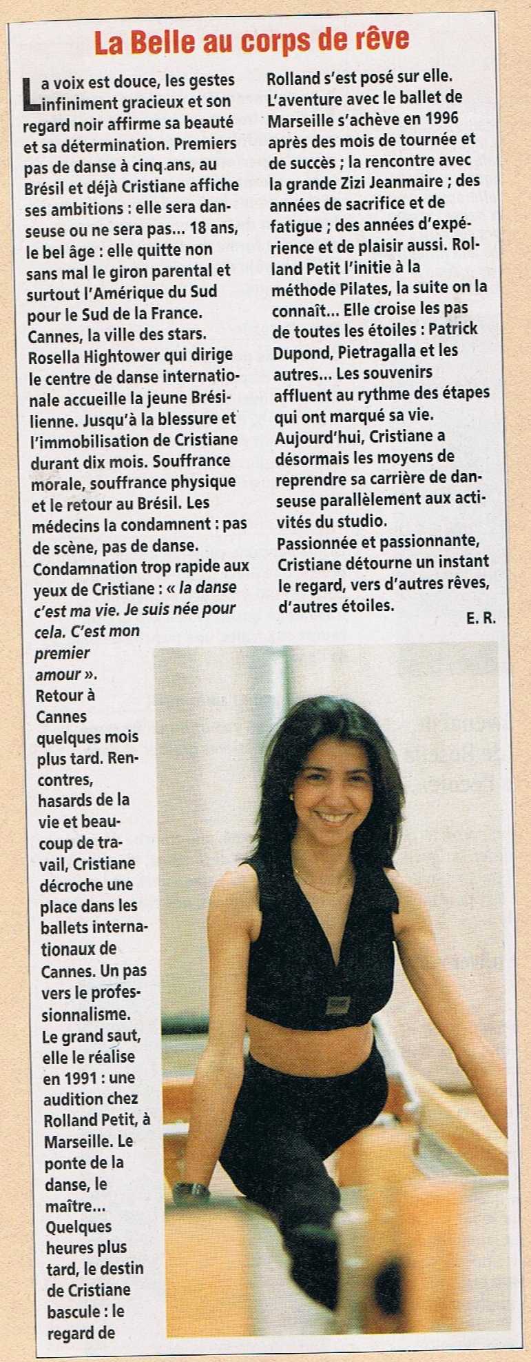 Femina Hebdo Côte d’Azur - « La Belle au Corps de Rêve »